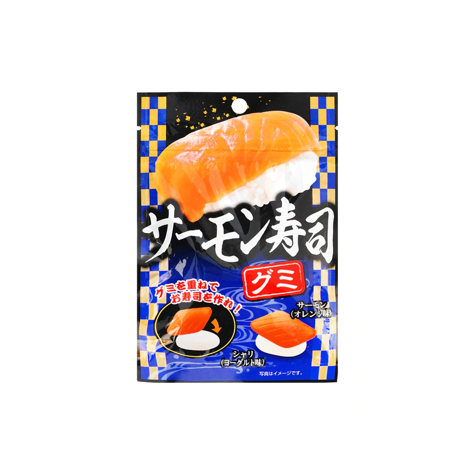 Salmon Sushi Gummy (40g) - Front Side