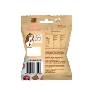 Slim Secrets - Choc Love Bites Protein Milk Chocolate With Crushed Almonds (36g) - Back Side