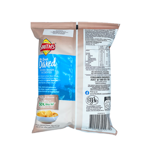 Smith - Oven Baked Sour Cream And Chives Chips (40g) - Back Side