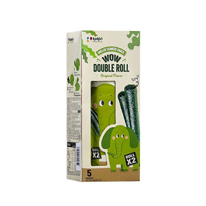 Kokiri - Wow Double Roll Original Flavour Grilled Seaweed Snack (5/pack) (25g) (12/carton)